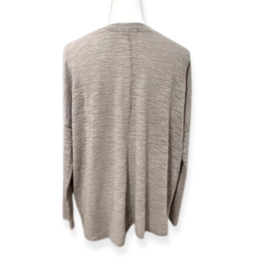 Cherish Long Sleeve Sweater Pullover Marled Design V Neck Boxy Knit Brown Small - Picture 4 of 8